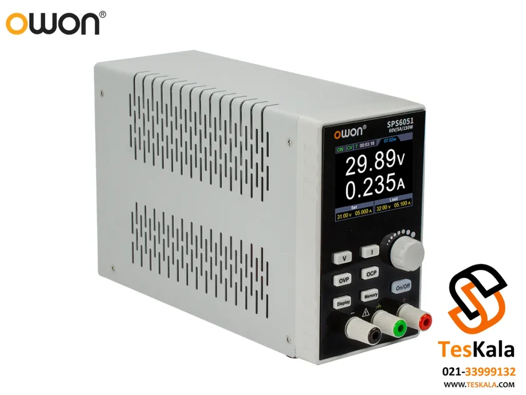 منبع تغذیه تک کاناله SPS6051